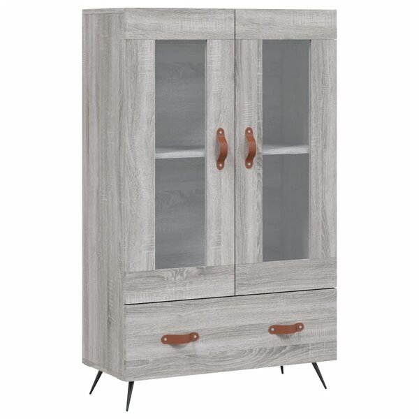 vidaXL Buffet haut sonoma gris 69 5x31x115 cm bois d'ingénierie