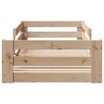 vidaXL Cadre de lit sans matelas 70x140 cm bois de pin massif