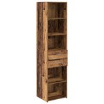 vidaXL Haut Armoire Bois Ancien 45 x 42 5 x 185 cm Bois d'ingénierie