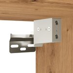 vidaXL Meuble TV mural chêne artisanal 80x30x30 cm bois d'ingénierie
