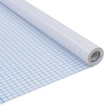 vidaXL Film pour fenêtre dépoli design à rayures 0 9x100 m PVC