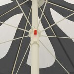 vidaXL Parasol de plage anthracite 240 cm