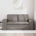 vidaXL Canapé Taupe 162 x 80 x 82 cm tissu