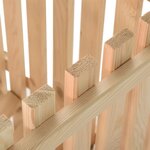 vidaXL Boîte à pommes de terre 50x50x50 cm Bois de pin solide