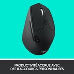 Logitech souris sans fil m720 triathlon - noir