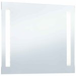vidaXL Miroir mural à LED pour salle de bains 100x60 cm