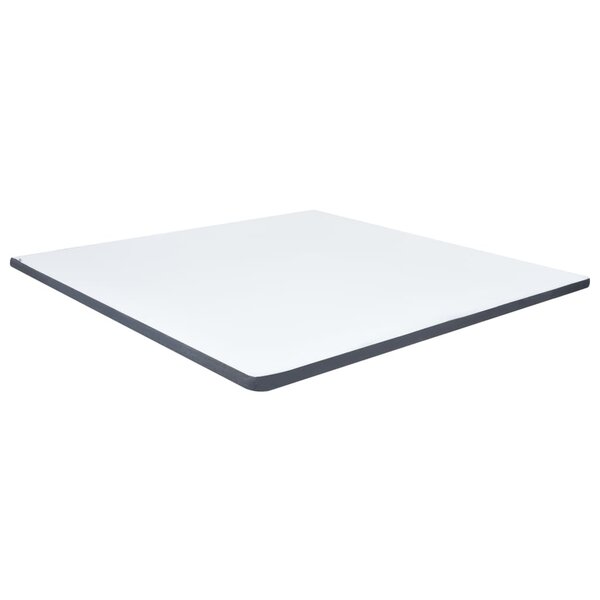 vidaXL Surmatelas de sommier tapissier 200x200x5 cm mi-doux