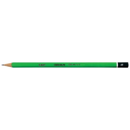 Crayon 550, degré de dureté: 4B, hexagonal (lot de 12)