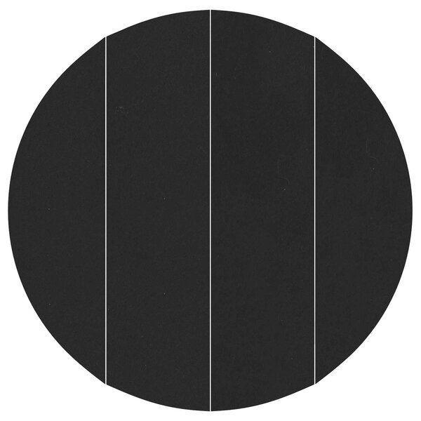 vidaXL Tapis de piscine Noir Ø 458 cm Tissu non tissé