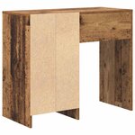 vidaXL Bureau Bois ancien 90 x 37 5 x 75 cm Bois d'ingénierie