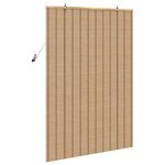 vidaXL Store enrouleur Autre Marron Clair 120 x 160 cm Bambou