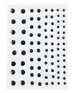 Stickers yeux mobiles X 88 - - Party Pro