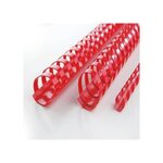 Lot de 50 CombBind Peignes de reliure rouge 22 mm GBC