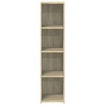 vidaXL Buffet chêne sonoma 30x41x124 cm bois d'ingénierie