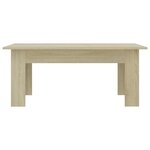 vidaXL Table basse Chêne sonoma 100x60x42 cm Aggloméré