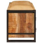 vidaXL Banc de Rangement avec tiroir Marron Bois de manguier massif