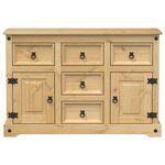 vidaXL Buffet Corona 112x40x75 cm bois massif de pin