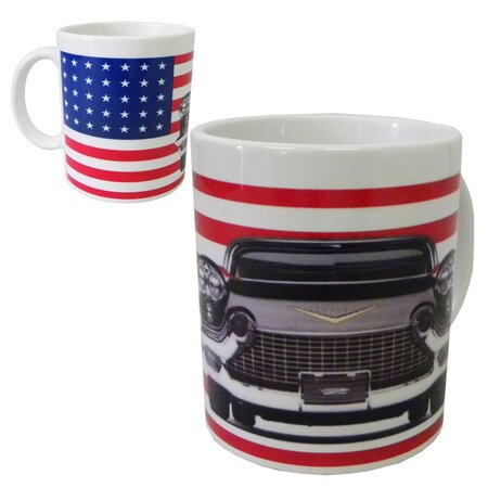 Tasse en céramique voiture américaine grise by cbkreation