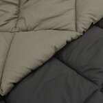 vidaXL Duvet d'été simple Gris clair et anthracite 220 x 135 cm