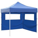 vidaXL Tente de fête Bleu 291 x 291 x 315 cm Tissu Oxford