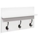 vidaXL Ensemble de meubles de couloir 4 Pièces blanc bois d'ingénierie