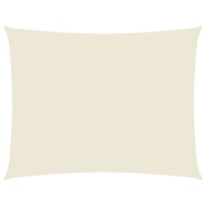 vidaXL Voile de parasol tissu oxford rectangulaire 2x3 5 m crème