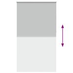 vidaXL Store enrouleur occultant largeur du tissu 121 6 cm polyester