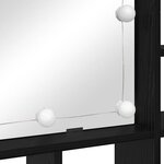 vidaXL Armoire Miroir Chêne noir 91 x 15 x 76 5 cm Bois d'ingénierie