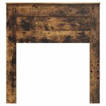 vidaXL Tête de lit Chêne fumé 75 cm Bois d'ingénierie