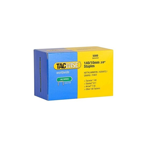 TACWISE Agrafes 140/10 mm  5.000 pièces  galvanisé