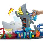 Mattel HTN82 - Hot Wheels City-Station De Lavage Requin Coffret Voiture