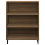 vidaXL Buffet Chêne marron 69 5x32 5x90 cm Bois d'ingénierie
