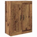 vidaXL Haut Armoire Bois Ancien 69 5 x 34 x 180 cm Bois d'ingénierie