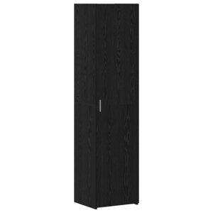 vidaXL Haut Armoire Chêne noir 45 x 42 5 x 185 cm Bois d'ingénierie
