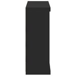 vidaXL Buffet avec lumières LED noir 81x37x100 cm