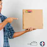 Lot de 50 Etiquettes FRAGILE dimension 4x10 cm