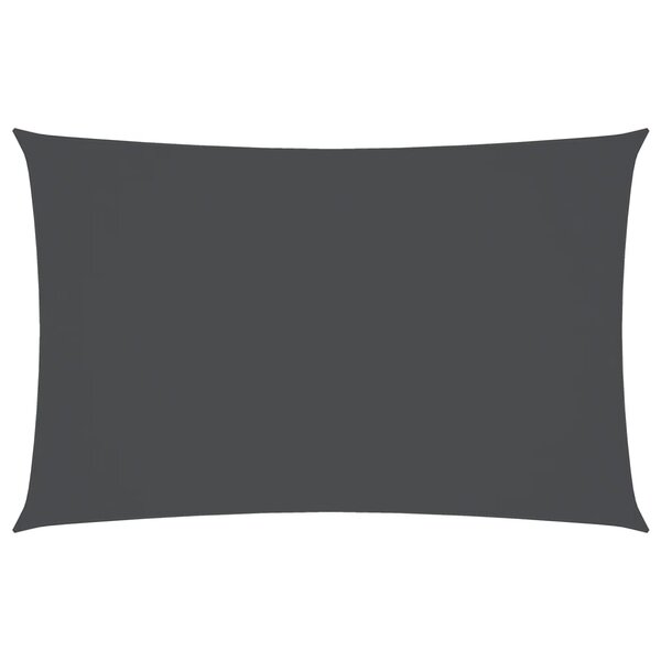 vidaXL Voile de parasol tissu oxford rectangulaire 3 5x5 m anthracite