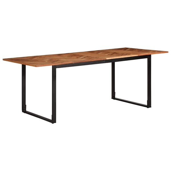 vidaXL Table à manger 200x100x75 cm bois massif d'acacia