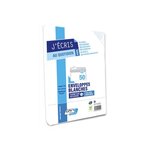 Paquet de 50 enveloppes blanches c5 162x229 80 g/m² bande de protection gpv