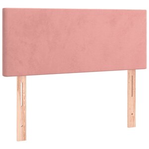 vidaXL Tête de lit Rose 80x5x78/88 cm Velours