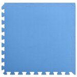 vidaXL Tapis de sol de piscine 6 Pièces Bleu 2 16 ㎡ Mousse EVA