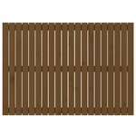 vidaXL Tête de lit murale Marron miel 127 5x3x90 cm Bois massif de pin
