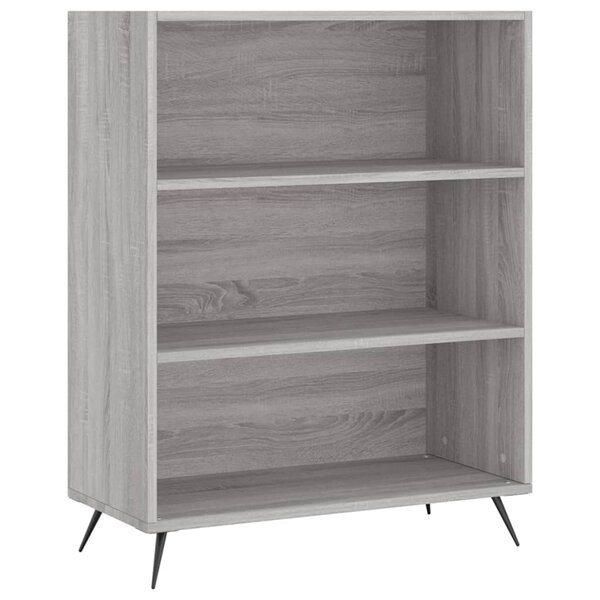 vidaXL Bibliothèque sonoma gris 69 5x32 5x90 cm bois d'ingénierie