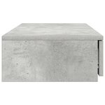 Tiroirs de lit vidaXL Grise béton 90x36 5x16 5 cm Bois d'ingénierie