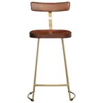 vidaXL Tabourets de bar lot de 2 49x43x88 cm bois de manguier massif