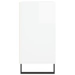 vidaXL Buffet blanc brillant 57x35x70 cm bois d'ingénierie