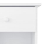 vidaXL Table de chevet ALTA blanc 41x35x41 cm bois de pin massif