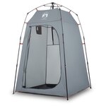 vidaXL Tente d'intimité gris libération rapide imperméable
