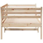 vidaXL Lit de jour 100x200 cm bois de pin massif