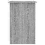 vidaXL Bureau Sonoma gris 100x50x76 cm Bois d'ingénierie